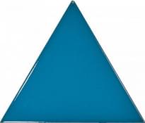 Плитка Equipe Scale Triangolo Electric Blue 10.8x12.4 см, поверхность глянец