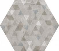 Плитка Equipe Urban Hexagon Forest Silver Antislip 29.2x25.4 см, поверхность матовая, рельефная