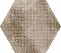 Плитка Equipe Urban Hexagon Melange Nut 29.2x25.4 см, поверхность матовая