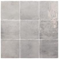 Плитка Equipe Verticale Dim Gray 10x10 см, поверхность глянец