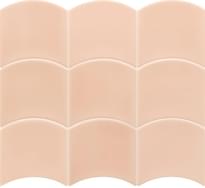 Плитка Equipe Wave Primrose Pink 12x12 см, поверхность глянец