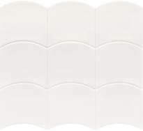 Плитка Equipe Wave White 12x12 см, поверхность глянец