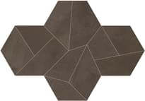 Плитка Ergon Architect Resin Design Mini Miami Brown Naturale 22.6x17 см, поверхность матовая, рельефная