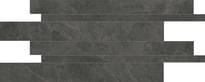 Плитка Ergon Cornerstone Listelli Sfalsati Slate Black 30x60 см, поверхность матовая, рельефная