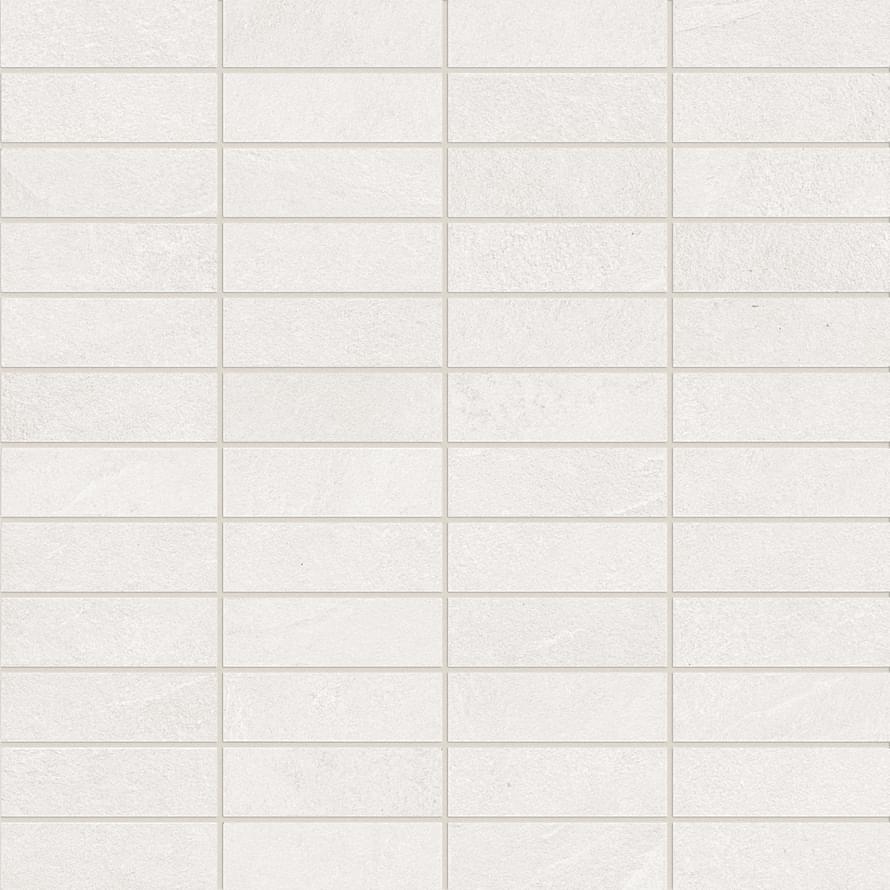 Ergon Cornerstone Mosaico Plurima Slate White Slim 30x30
