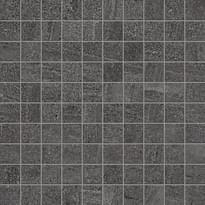 Плитка Ergon Elegance Pro Mosaico 3x3 Anthracite Naturale 30x30 см, поверхность матовая, рельефная