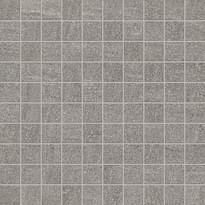 Плитка Ergon Elegance Pro Mosaico 3x3 Dark Grey Naturale 30x30 см, поверхность матовая, рельефная