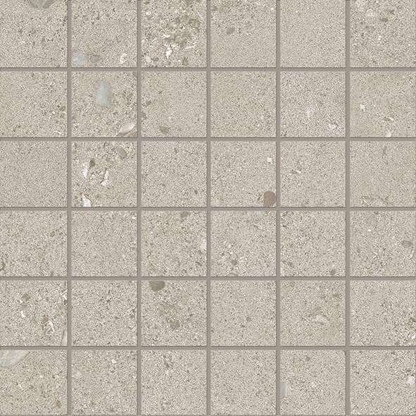 Ergon Gemma Stone Fine Mosaico 5x5 Basalto Silktech 30x30 см, поверхность матовая