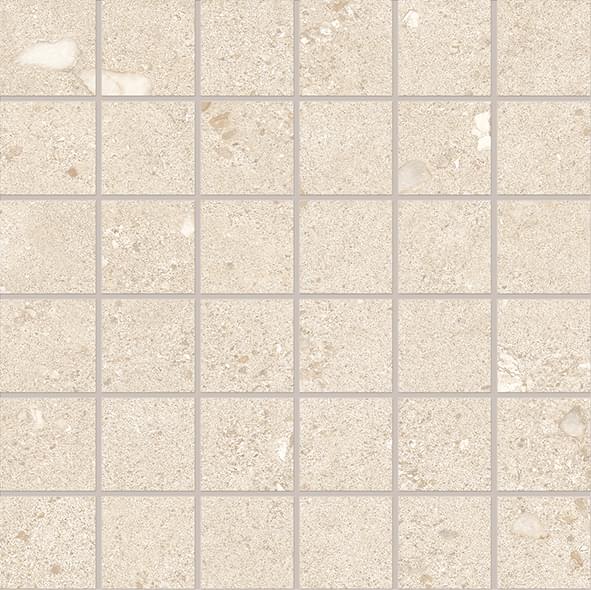 Ergon Gemma Stone Fine Mosaico 5x5 Sabbia Silktech 30x30 см, поверхность матовая