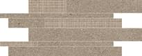 Плитка Ergon Grain Stone Listelli Sfalsati Fine-Rough Grain Taupe Naturale 30x60 см, поверхность матовая, рельефная
