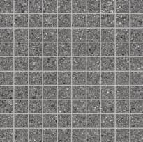 Плитка Ergon Grain Stone Mosaico 3x3 Fine Grain Dark Naturale 30x30 см, поверхность матовая, рельефная