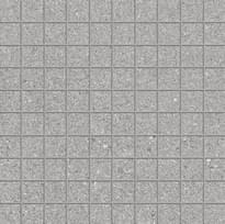 Плитка Ergon Grain Stone Mosaico 3x3 Fine Grain Grey Lappato 30x30 см, поверхность полуполированная
