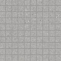 Плитка Ergon Grain Stone Mosaico 3x3 Fine Grain Grey Naturale 30x30 см, поверхность матовая, рельефная