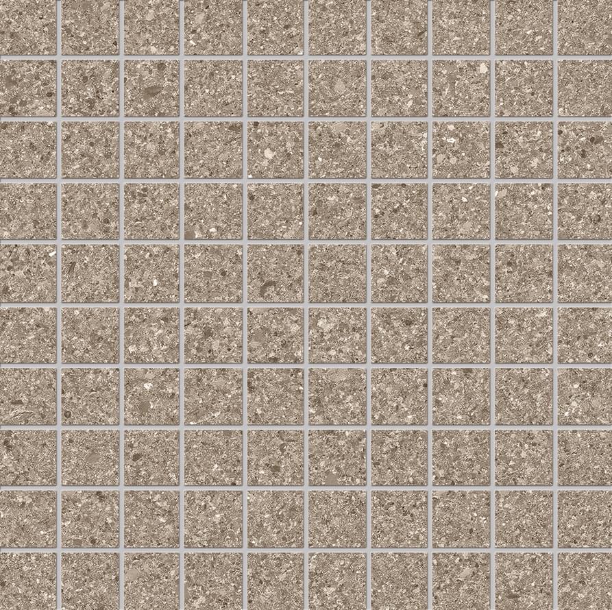 Ergon Grain Stone Mosaico 3x3 Fine Grain Taupe Naturale 30x30