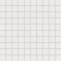Плитка Ergon Grain Stone Mosaico 3x3 Fine Grain White Naturale 30x30 см, поверхность матовая, рельефная