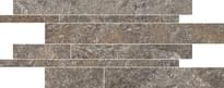 Плитка Ergon Oros Stone Listelli Sfalsati Anthracite 30x60 см, поверхность матовая, рельефная