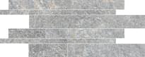 Плитка Ergon Oros Stone Listelli Sfalsati Sky Blue 30x60 см, поверхность матовая, рельефная