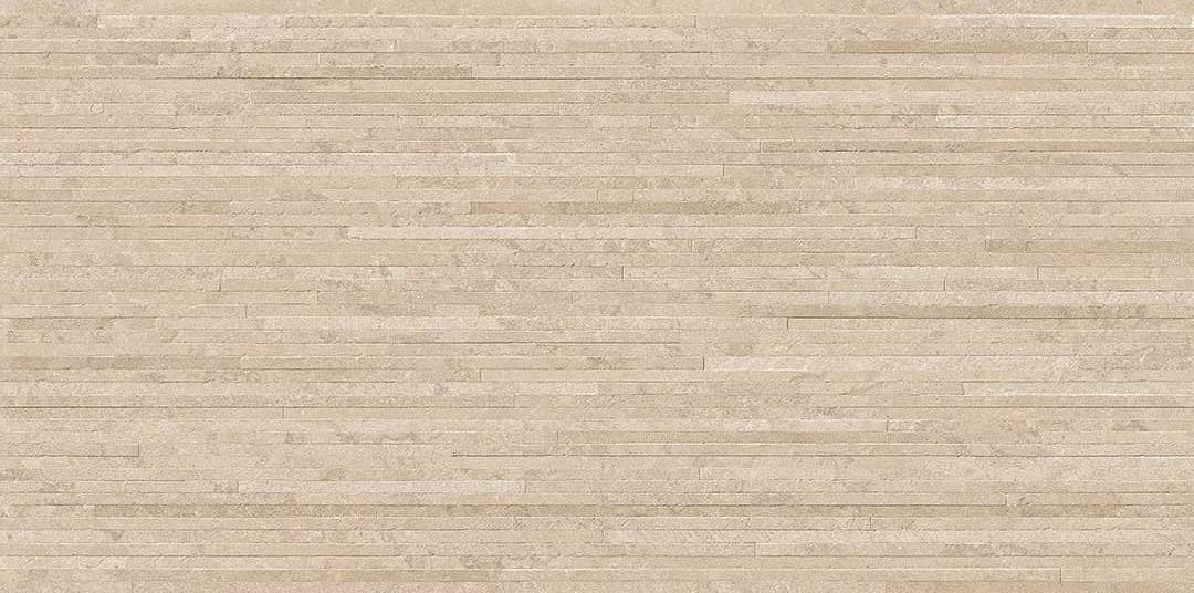 Ergon Portland Stone Decoro Lines Sand Naturale 60x120