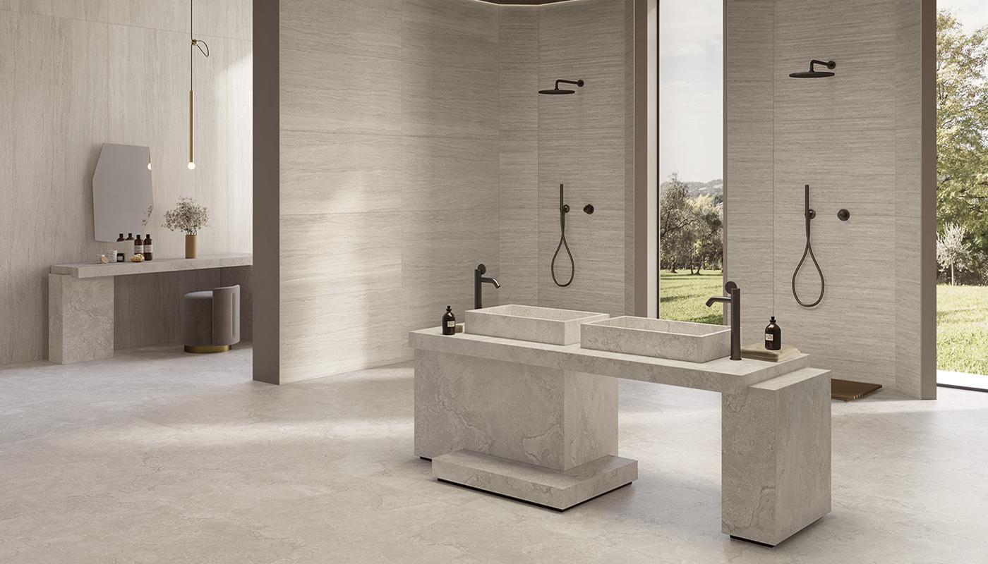керамогранит фабрики Ergon коллекция Portland Stone