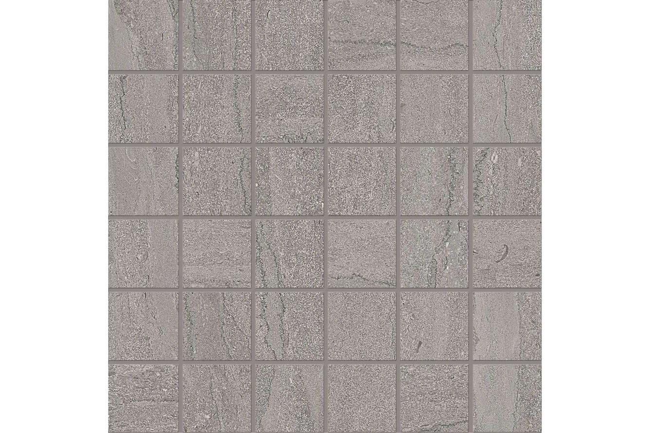 Ergon Portland Stone Mosaico 5X5 Vein Cut Lead Naturale 30x30
