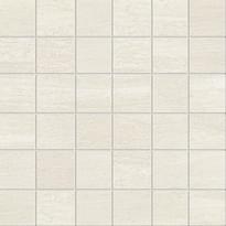 Плитка Ergon Stone Project Mosaico 5x5 Falda White Naturale 30x30 см, поверхность матовая, рельефная