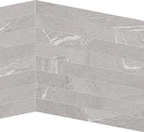 Плитка Ergon Stone Talk Mosaico Bis Martellata Grey Naturale 37.4x29.1 см, поверхность матовая, рельефная