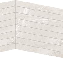 Плитка Ergon Stone Talk Mosaico Bis Martellata White Naturale 37.4x29.1 см, поверхность матовая, рельефная