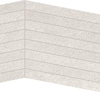 Плитка Ergon Stone Talk Mosaico Bis Minimal White Naturale 37.4x29.1 см, поверхность матовая, рельефная