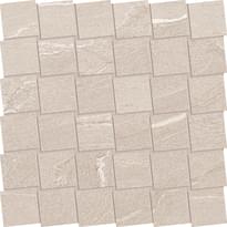 Плитка Ergon Stone Talk Mosaico Dado Martellata Sand Naturale 30x30 см, поверхность матовая, рельефная