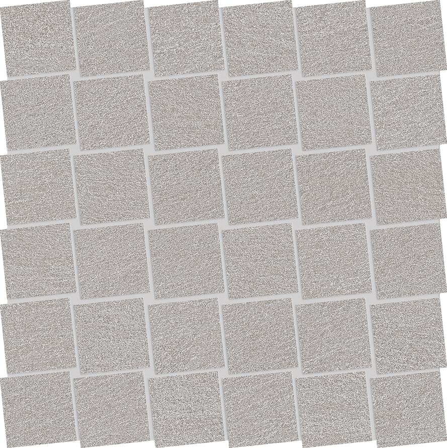 Ergon Stone Talk Mosaico Dado Minimal Grey Naturale 30x30