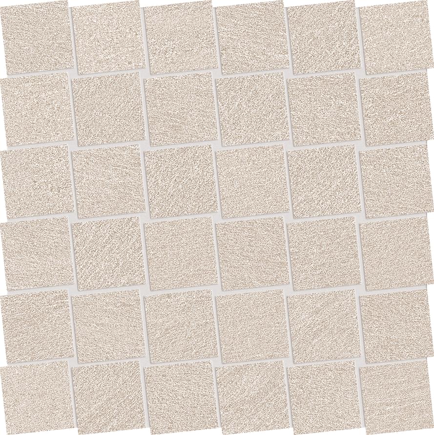 Ergon Stone Talk Mosaico Dado Minimal Sand Naturale 30x30