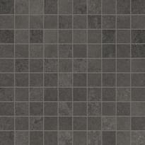 Плитка Ergon Tr3nd Mosaico 3x3 Concrete Black 30x30 см, поверхность матовая, рельефная
