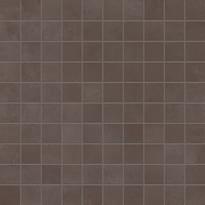 Плитка Ergon Tr3nd Mosaico 3x3 Concrete Brown 30x30 см, поверхность матовая, рельефная