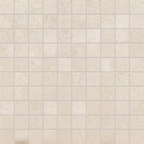 Плитка Ergon Tr3nd Mosaico 3x3 Concrete Ivory 30x30 см, поверхность матовая, рельефная