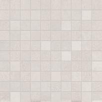 Плитка Ergon Tr3nd Mosaico 3x3 Concrete White 30x30 см, поверхность матовая, рельефная