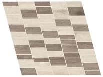 Плитка Ergon Wood Talk Mosaico Dyago White-Grey 29.8x29.8 см, поверхность матовая
