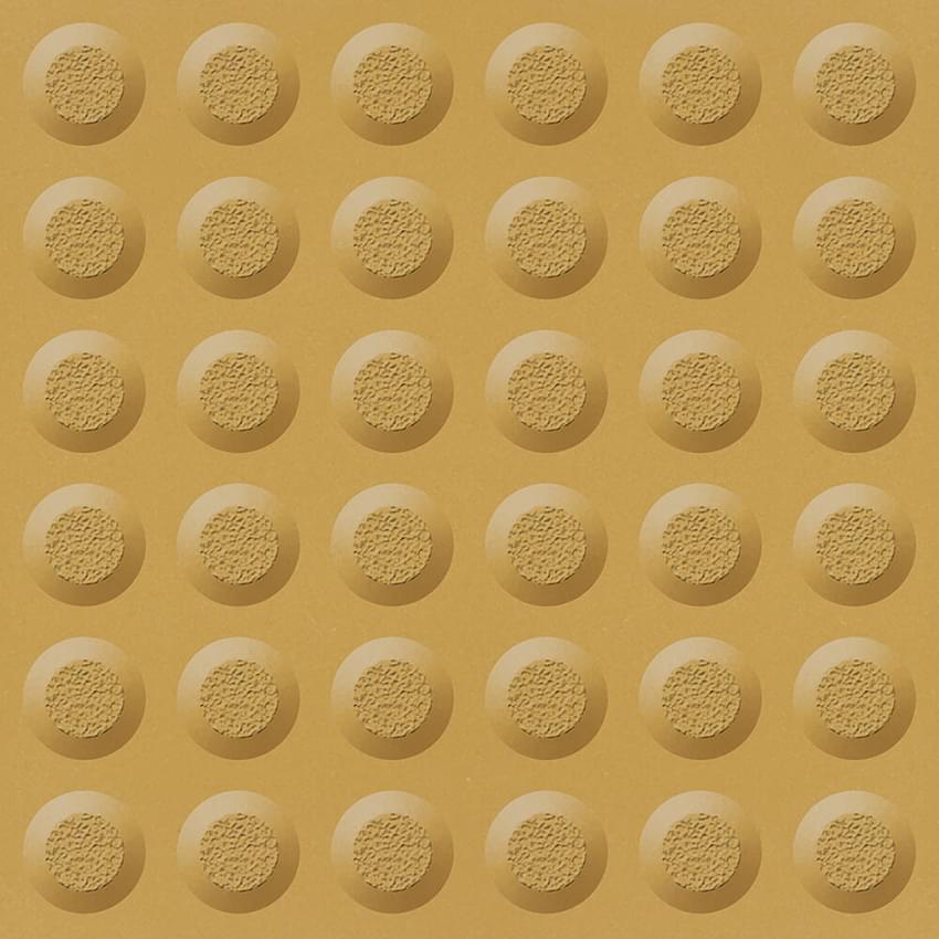 Плитка Estima Profi Авеню Боблс Anb151 Тактильный Конус Желтый 30x30 см, поверхность матовая, рельефная