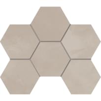 Плитка Estima Graffito Мозаика GF02 Hexagon 25x28.5 см, поверхность матовая
