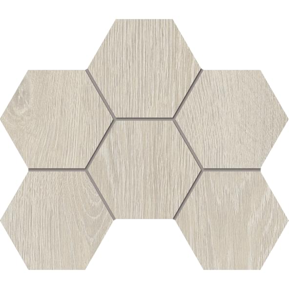 Estima Kraft Wood Мозаика KW00 Hexagon 25x28.5