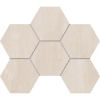 Плитка Estima Soft Wood Мозаика SF01 Hexagon 25x28.5 см, поверхность матовая
