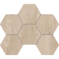 Плитка Estima Soft Wood Мозаика SF02 Hexagon 25x28.5 см, поверхность матовая