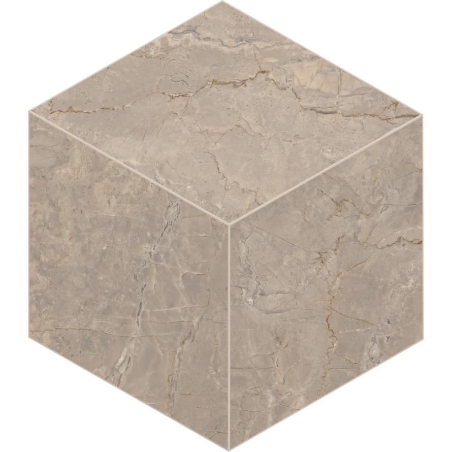Плитка Estima Бернини Beige Cube 25x29 см, поверхность матовая