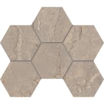 Плитка Estima Бернини Beige Hex 25x28.5 см, поверхность полированная