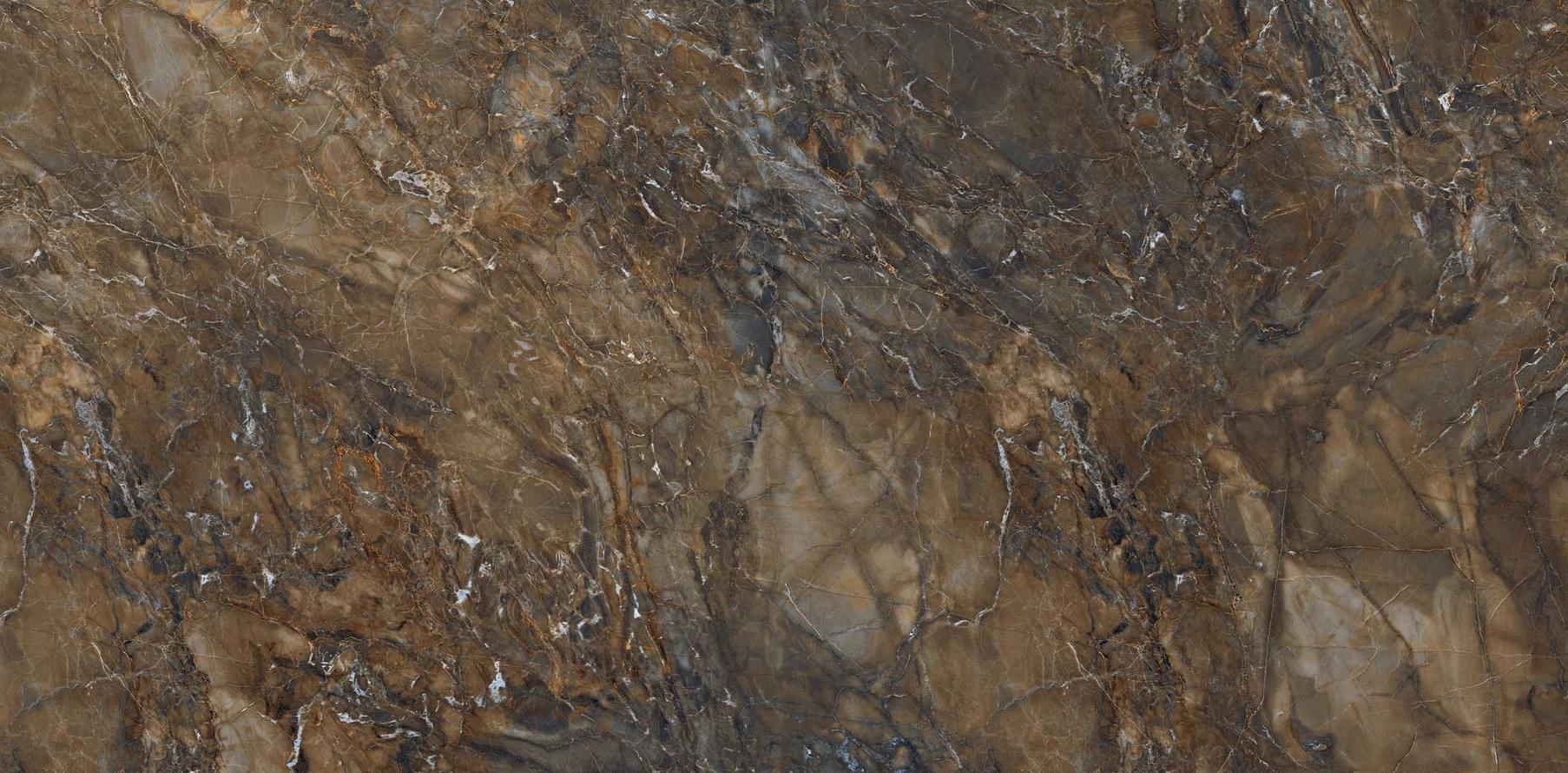 Плитка Estima Бернини Dark Brown 80x160 см, поверхность матовая