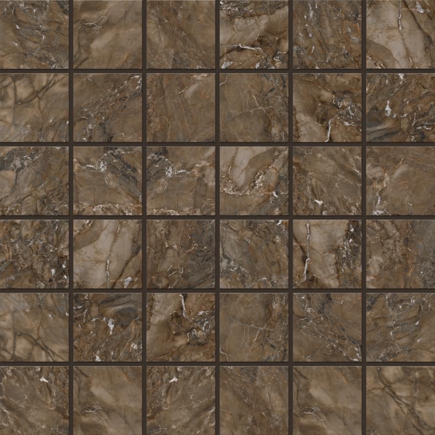 Плитка Estima Бернини Dark Brown Matt 30x30 см, поверхность матовая