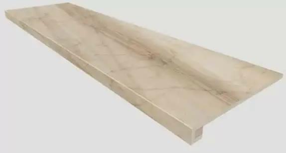 Плитка Estima Бернини Комплект Ступень BR01 Подступенок 30x120 см, поверхность матовая