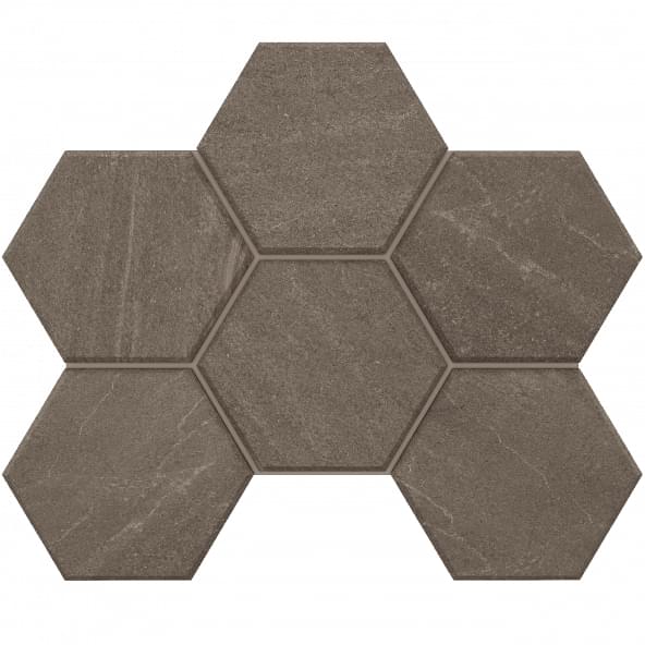 Плитка Estima Габбро Anthracite 25x28.5 см, поверхность матовая