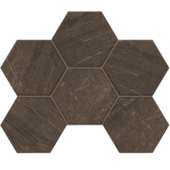 Плитка Estima Габбро Brown 25x28.5 см, поверхность матовая
