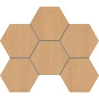 Плитка Estima Классик Вуд Мозаика CW04 Hexagon 25x28.5 см, поверхность матовая