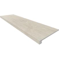 Плитка Estima Крафт Вуд Комплект Ступень KW00 Подступенок 33x120 см, поверхность матовая, рельефная